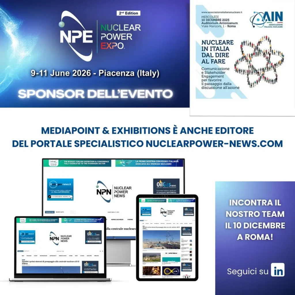 È in corso di svolgimento in queste ore, presso l'Auditorium Antonianum di viale Manzoni in Roma, la giornata "Nucleare in Italia - dal Dire al Fare", organizzata da AIN, l'Associazione Italiana Nucleare, con lo scopo di favorire un dialogo tra gli stakeholders e passare dalla discussione all'azione.